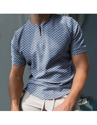 Wave Short Sleeve Polo Shirt