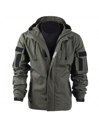 Men's Outdoor Windproof Wear-resistant Color Matching Jacket